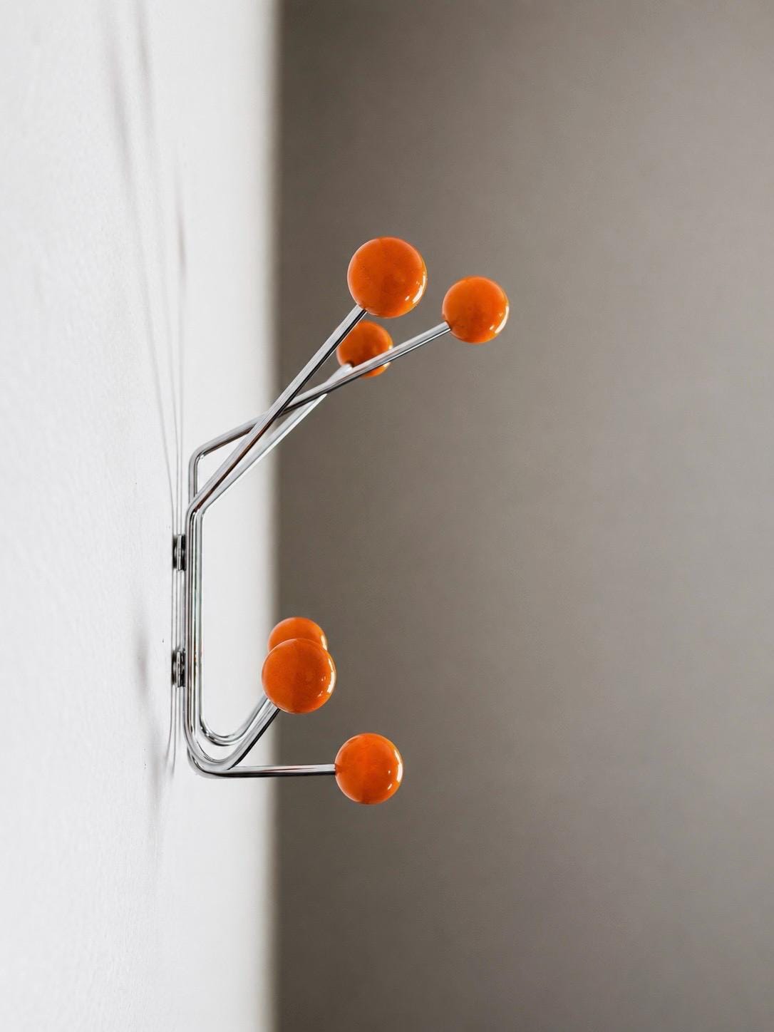 Mid Century Modern Wall Hook | Metal Coat Rack | Entryway Organizer | Dorm Room Decor | Housewarming Gift | Wall Mounted Hooks | Storage