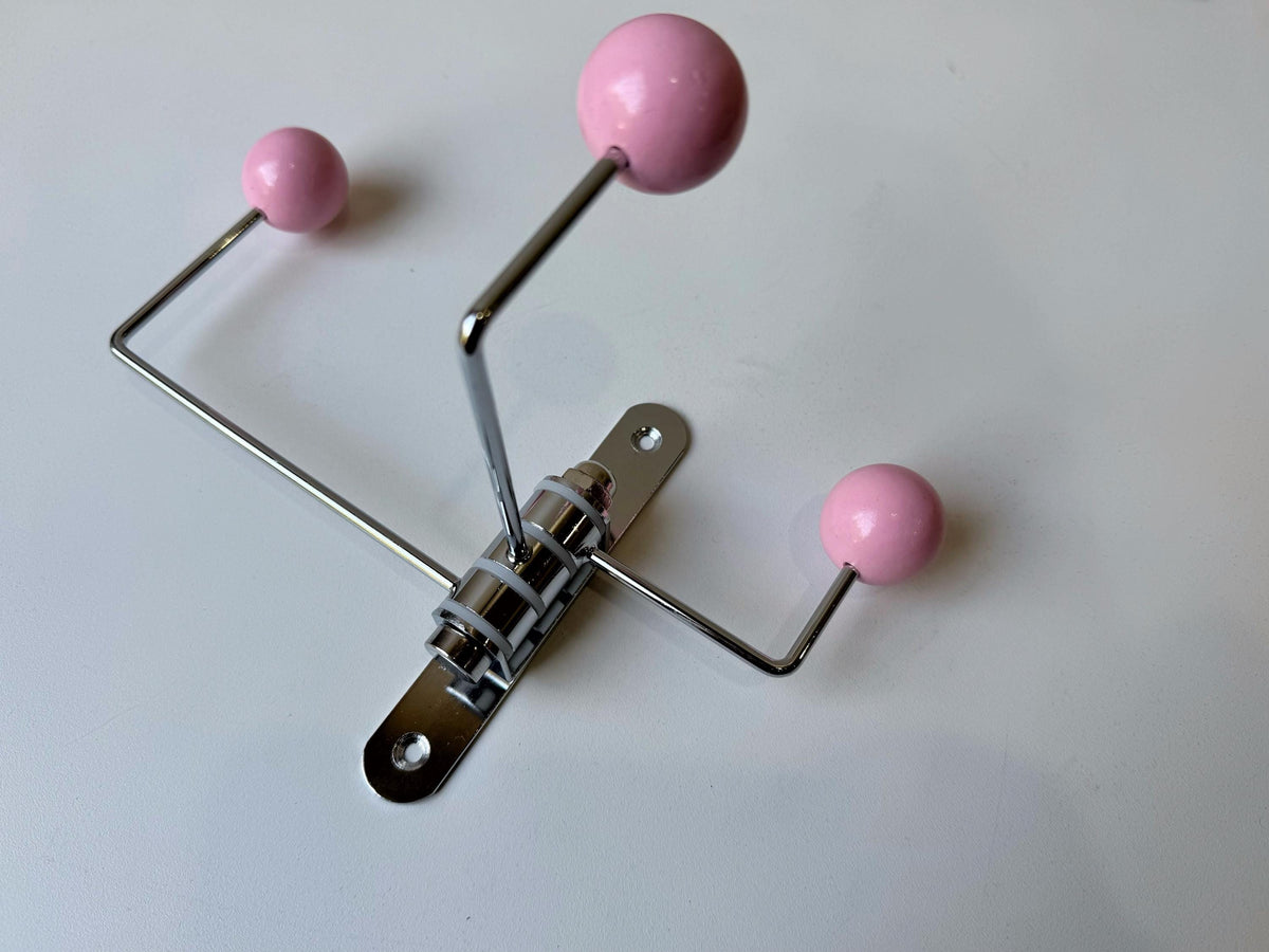 Mid Century Modern Wall Hook | Metal Coat Rack | Entryway Organizer | Dorm Room Decor | Housewarming Gift | Wall Mounted Hooks | Storage