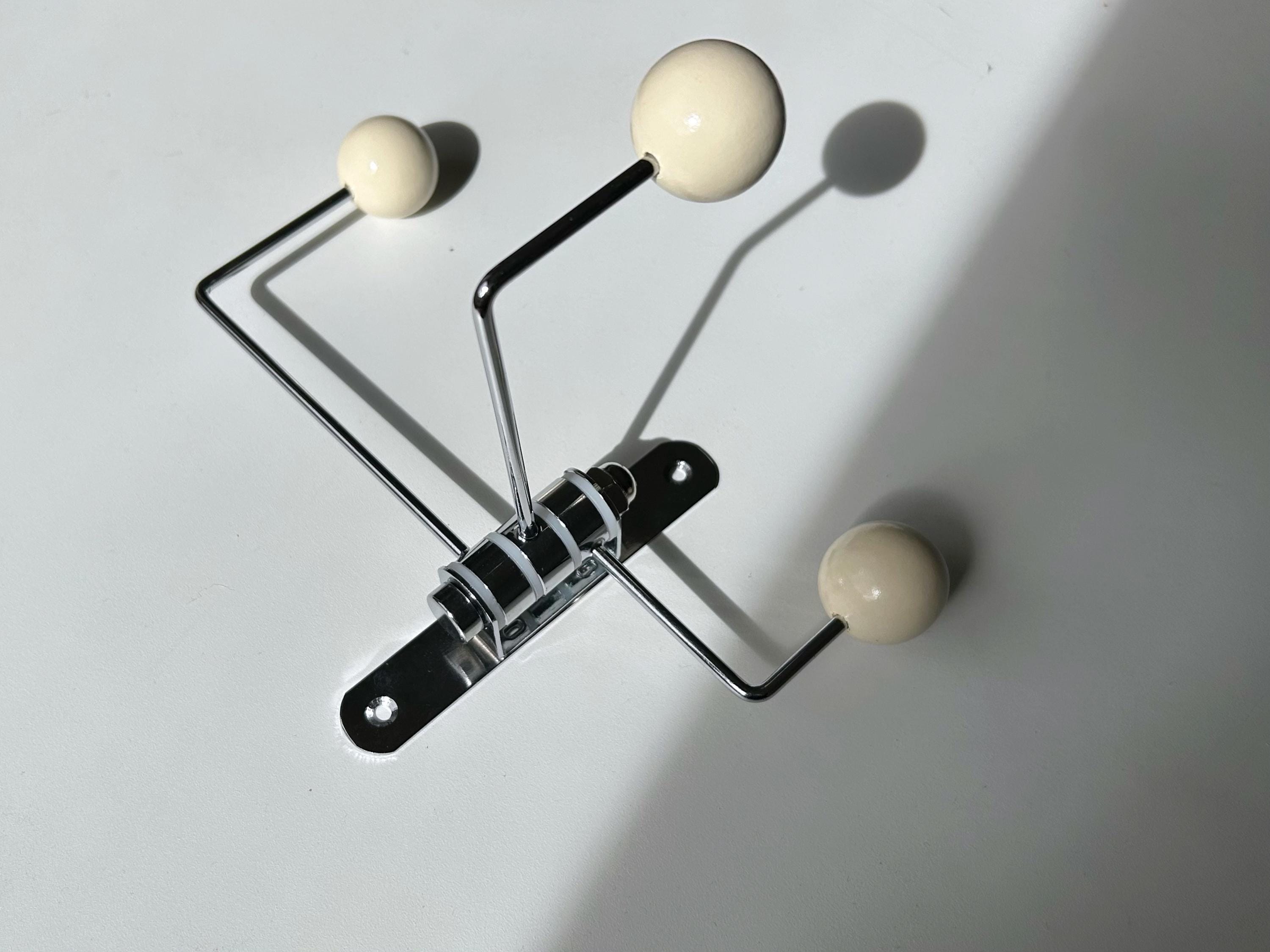 Mid Century Modern Wall Hook | Metal Coat Rack | Entryway Organizer | Dorm Room Decor | Housewarming Gift | Wall Mounted Hooks | Storage