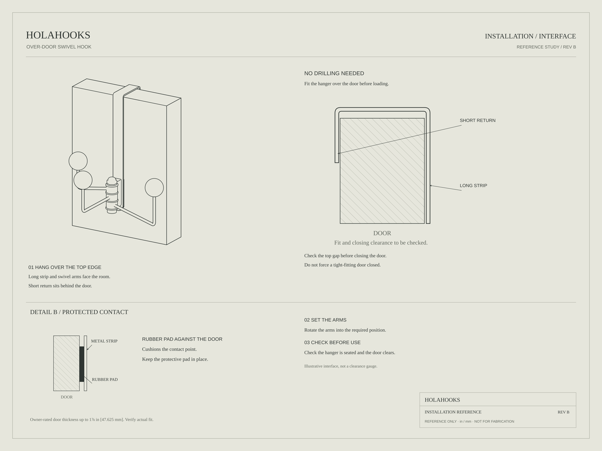 OH-03 installation guide — updated structural line drawing.