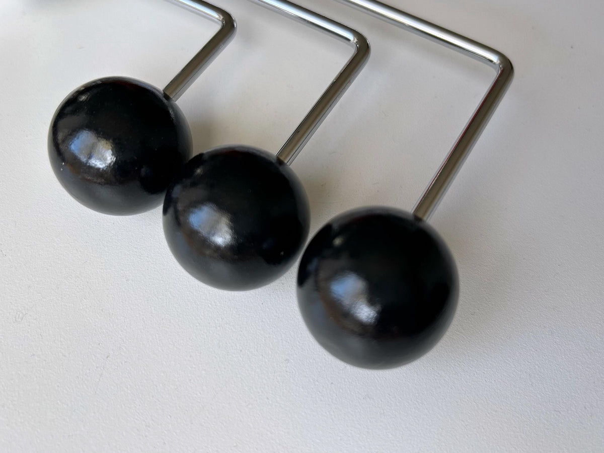 Mid Century Modern Wall Hook | Metal Coat Rack | Entryway Organizer | Dorm Room Decor | Housewarming Gift | Wall Mounted Hooks | Storage
