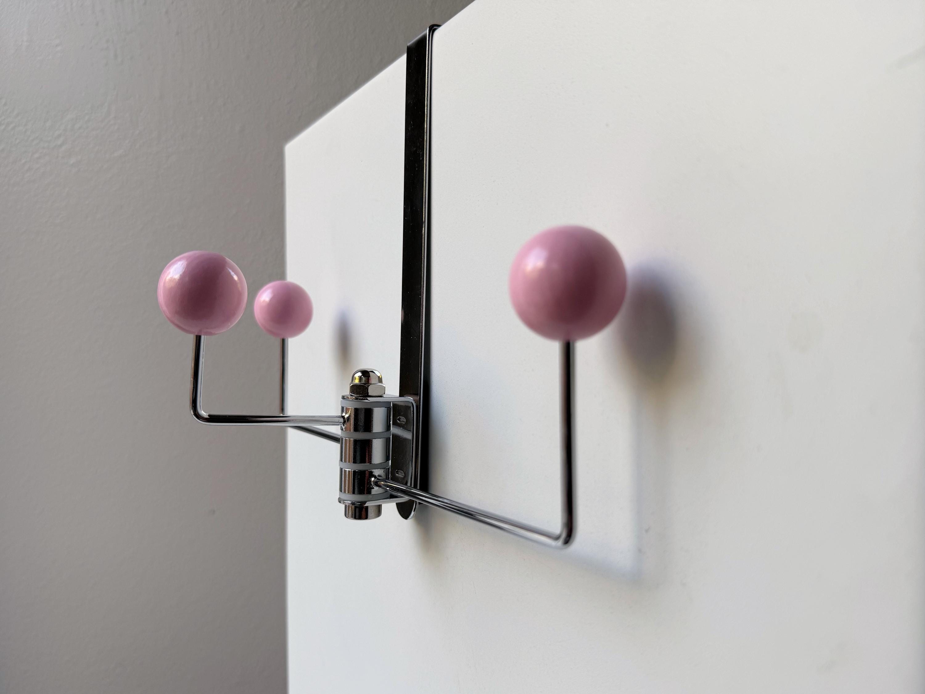 Mid Century Modern Wall Hook | Metal Coat Rack | Entryway Organizer | Dorm Room Decor | Housewarming Gift | Wall Mounted Hooks | Storage