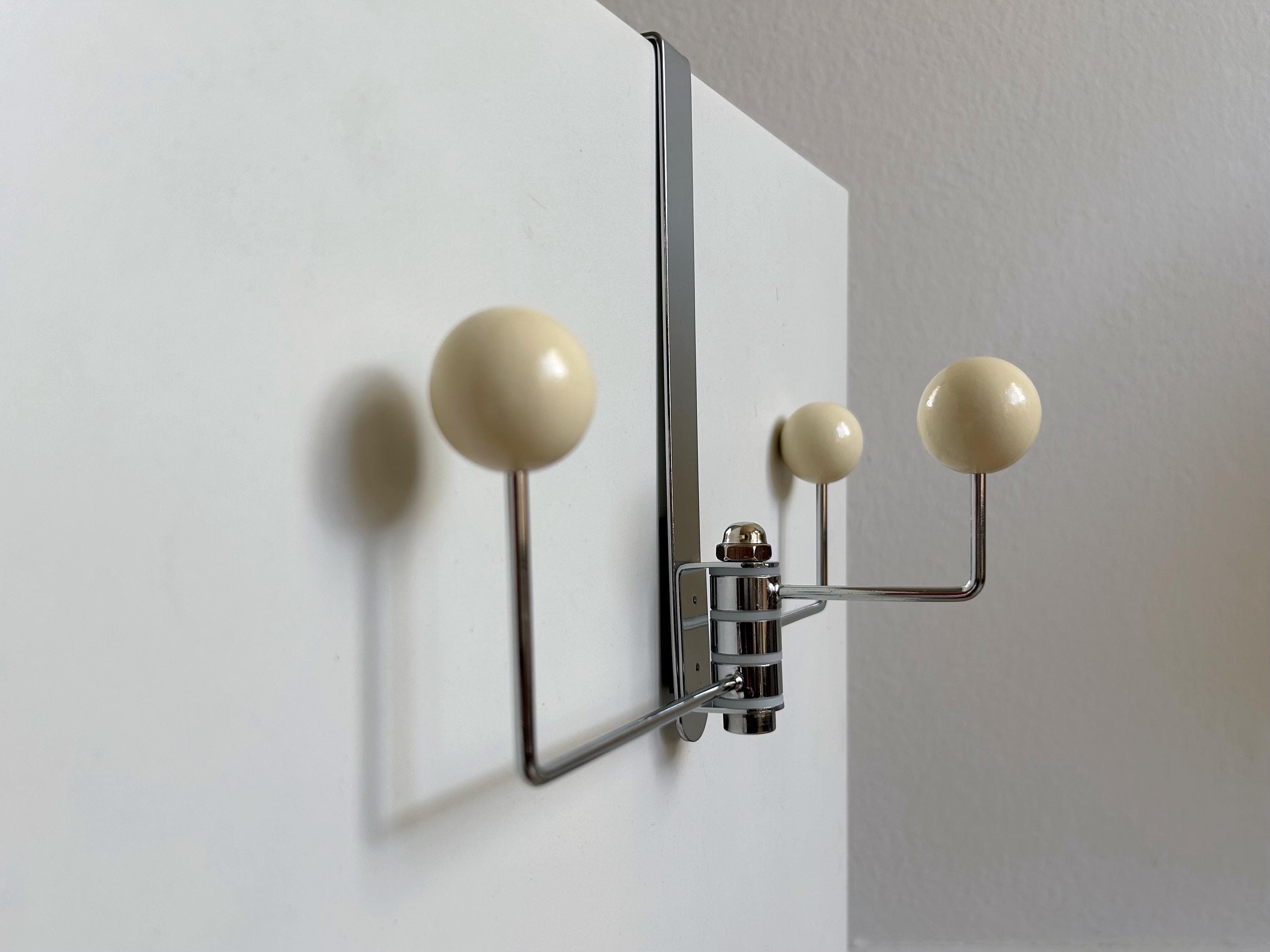 Mid Century Modern Wall Hook | Metal Coat Rack | Entryway Organizer | Dorm Room Decor | Housewarming Gift | Wall Mounted Hooks | Storage