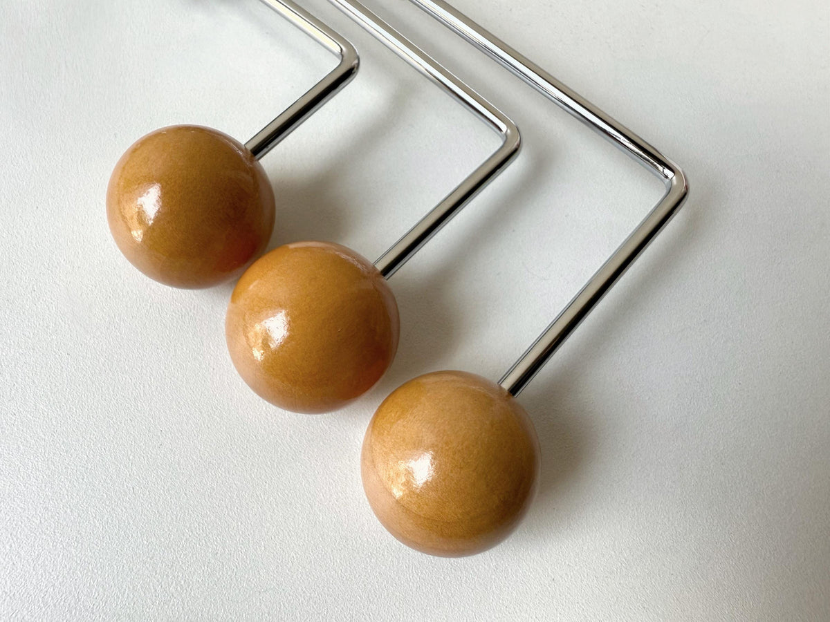 Mid Century Modern Wall Hook | Metal Coat Rack | Entryway Organizer | Dorm Room Decor | Housewarming Gift | Wall Mounted Hooks | Storage