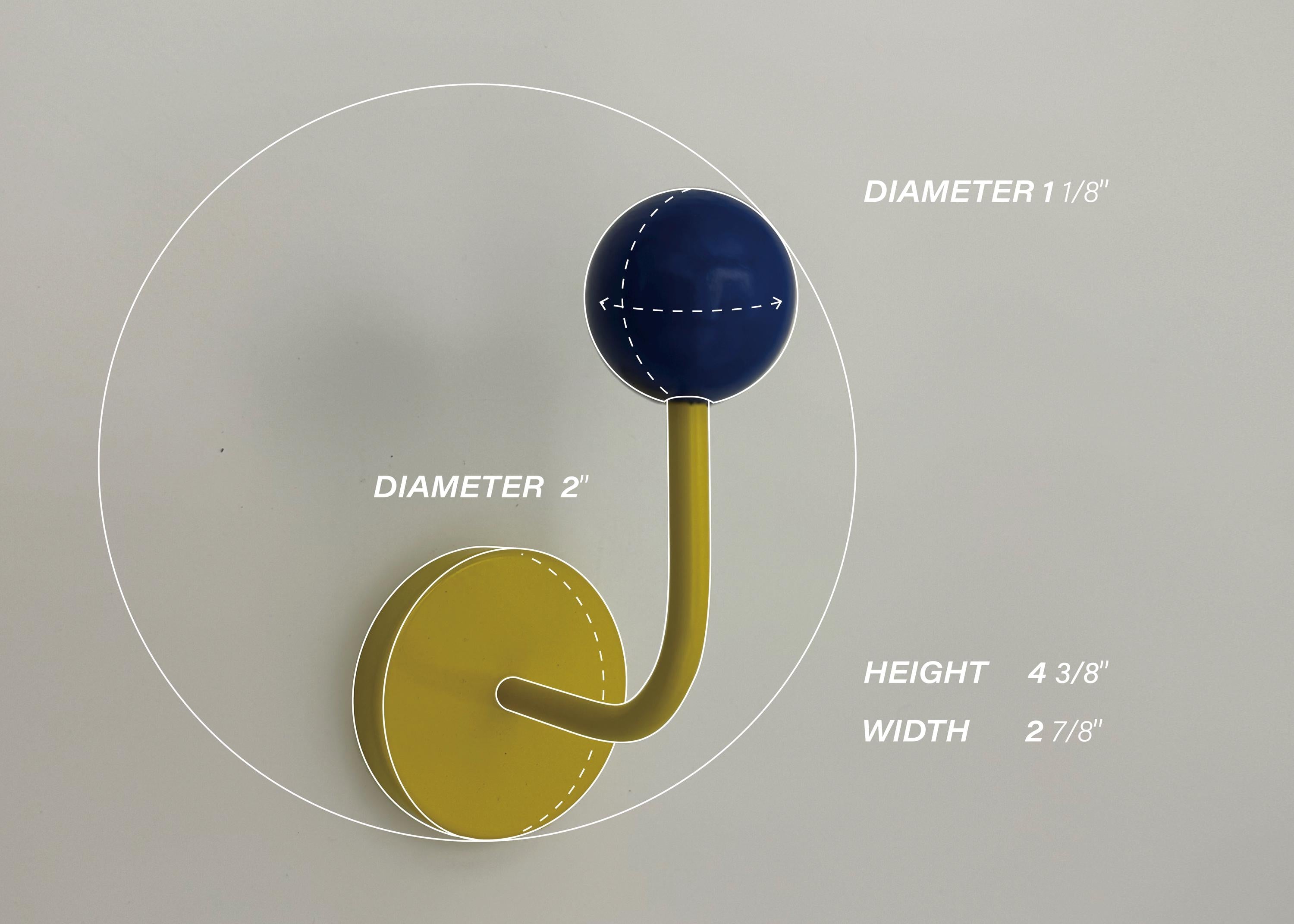 Mid Century Magnetic Metal Hook