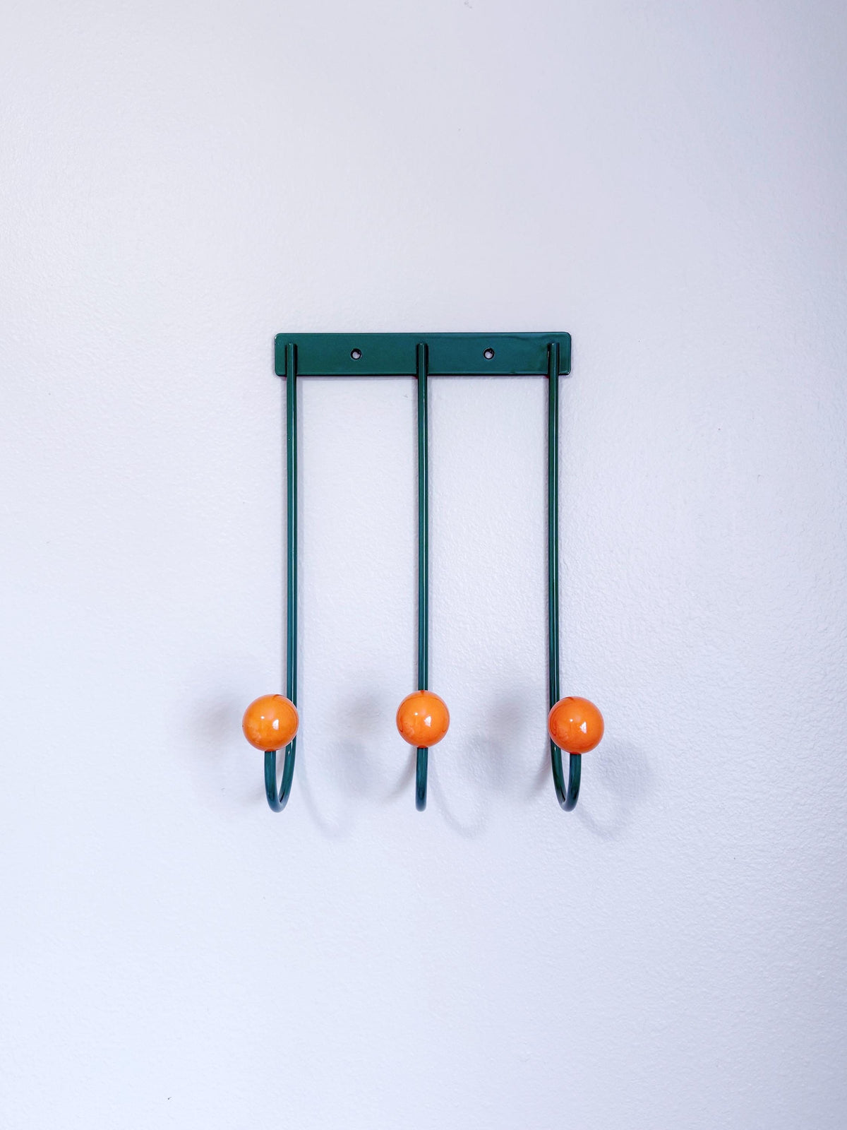 Mid Century Modern Wall Hook | Metal Coat Rack | Entryway Organizer | Dorm Room Decor | Housewarming Gift | Wall Mounted Hooks | Storage